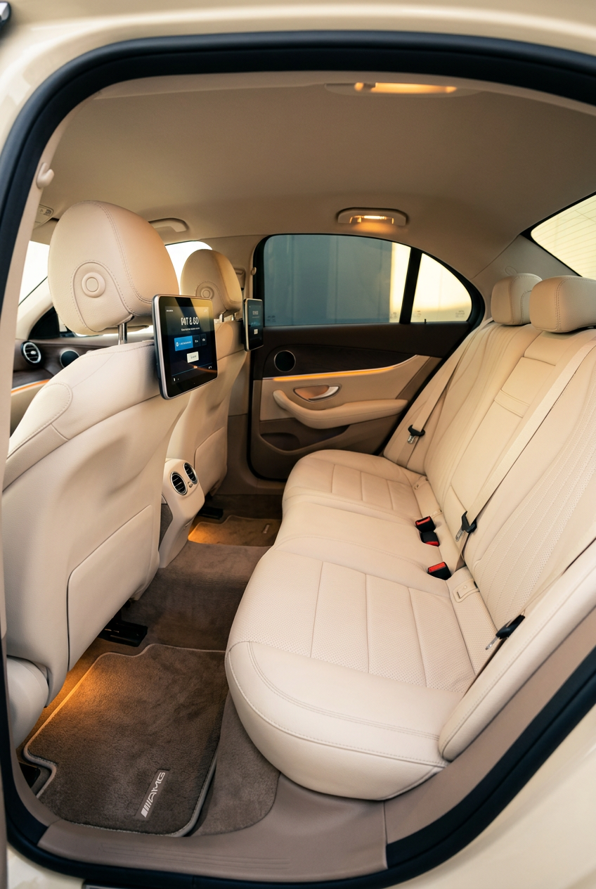 Comfortabel interieur TaxiWoody